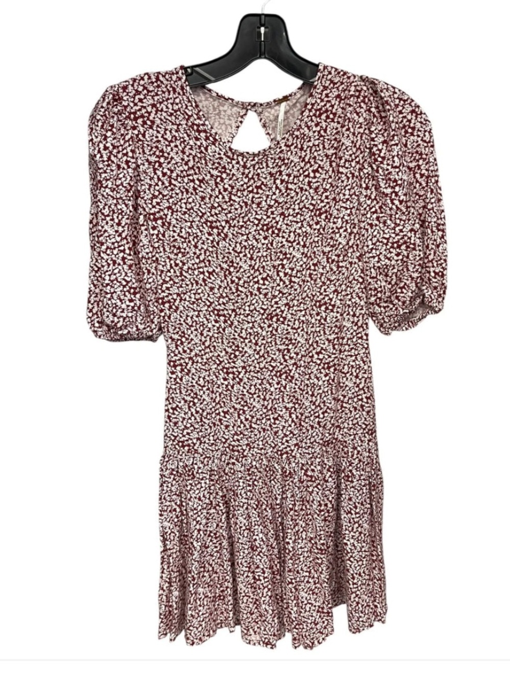 Free People Open back red floral dress XSmall
